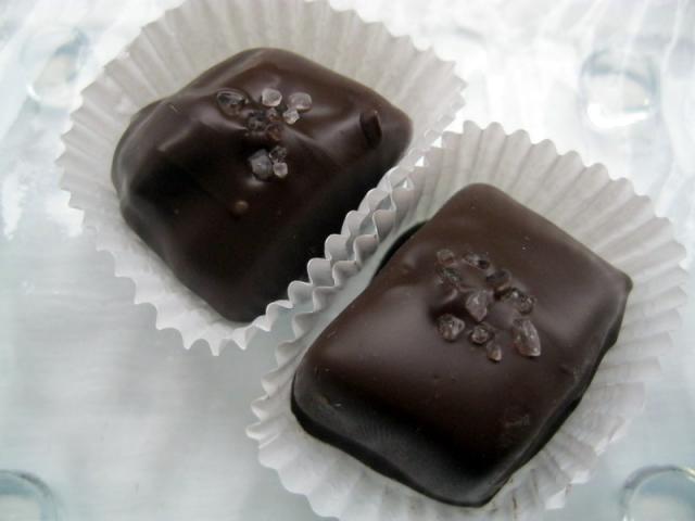Chocolate Salted Caramels